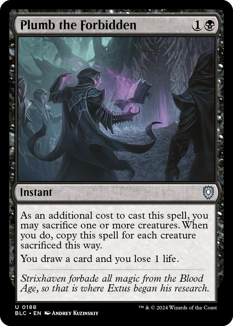 Plumb the Forbidden (188) [BLC] - MTG Single