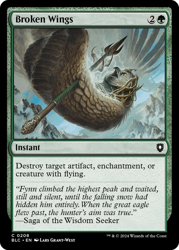 Broken Wings (208) [BLC] - MTG Single