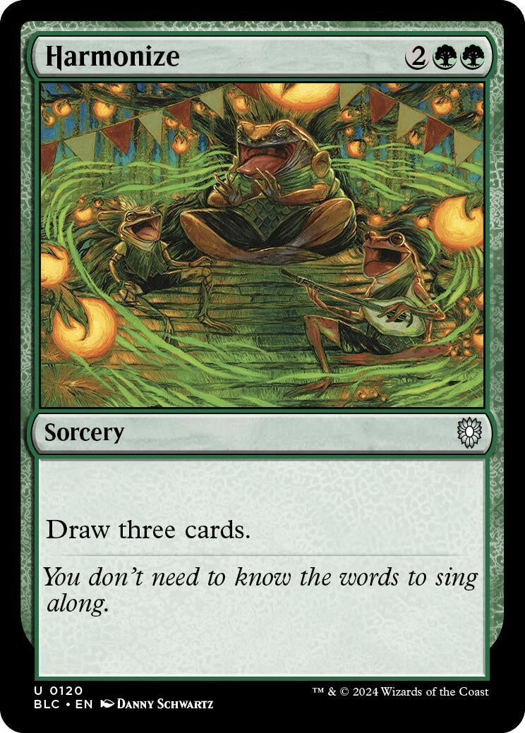 Harmonize (120) [BLC] - MTG Single