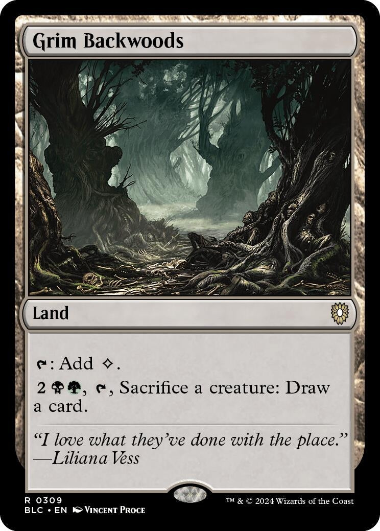 Grim Backwoods (309) [BLC] - MTG Single