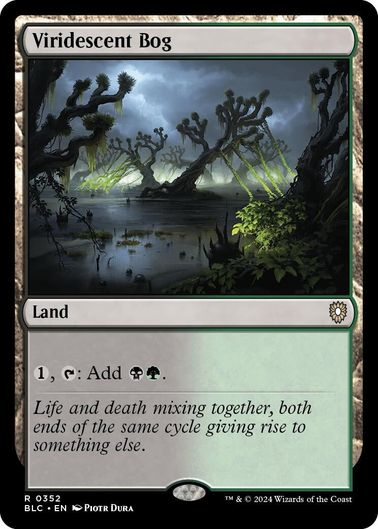 Viridescent Bog (352) [BLC] - MTG Single