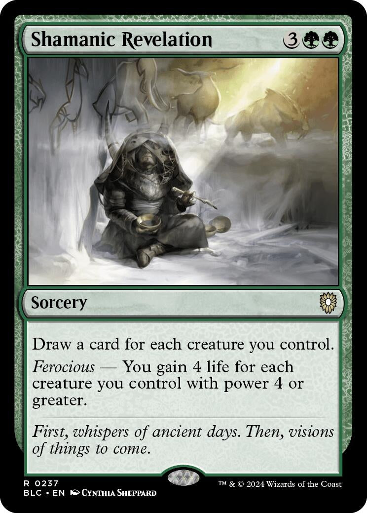 Shamanic Revelation (237) [BLC] - MTG Single
