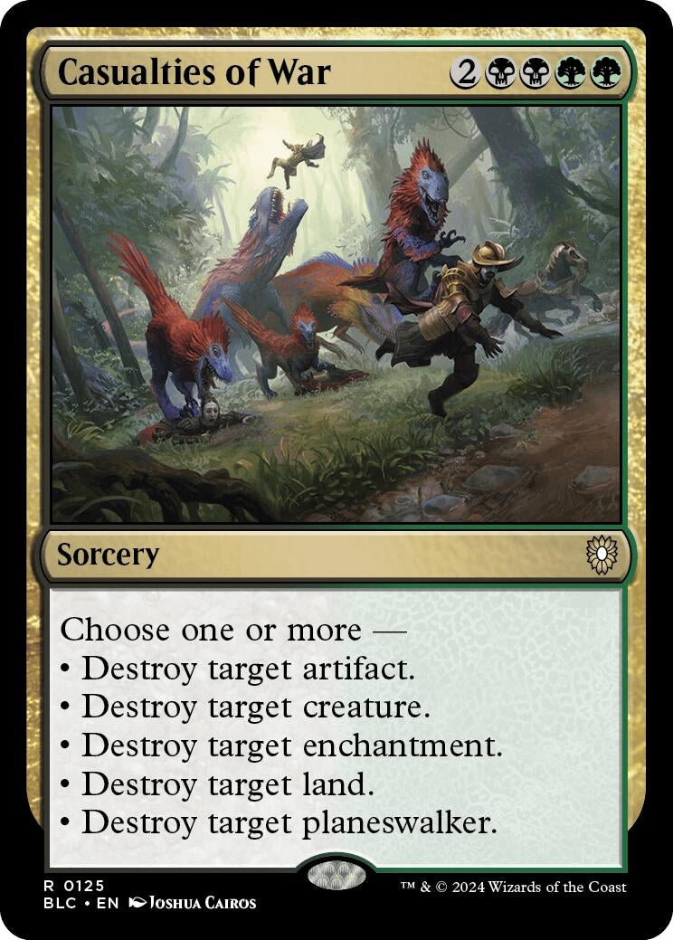 Casualties of War (125) [BLC] - MTG Single