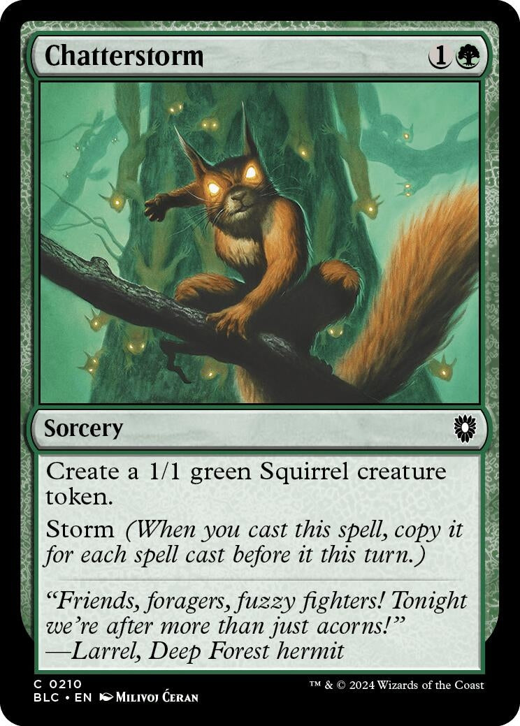 Chatterstorm (210) [BLC] - MTG Single