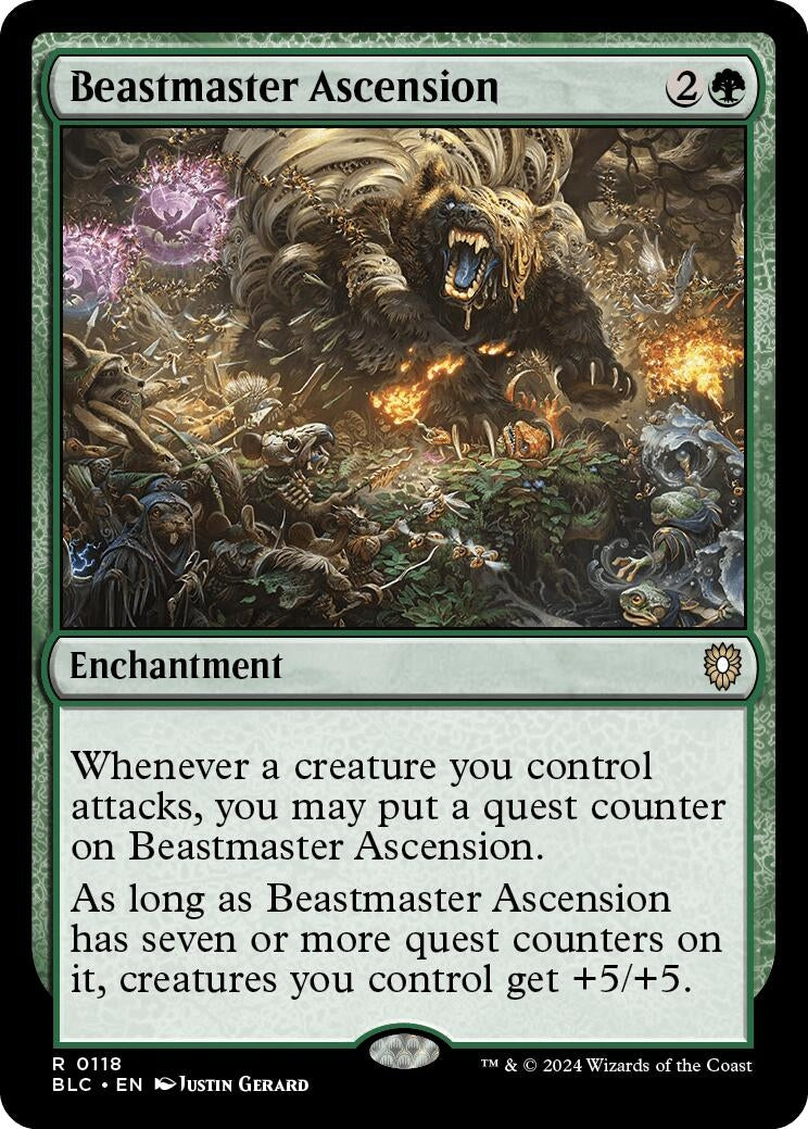Beastmaster Ascension (118) [BLC] - MTG Single
