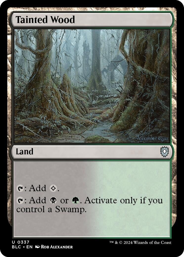 Tainted Wood (337) [BLC] - MTG Single