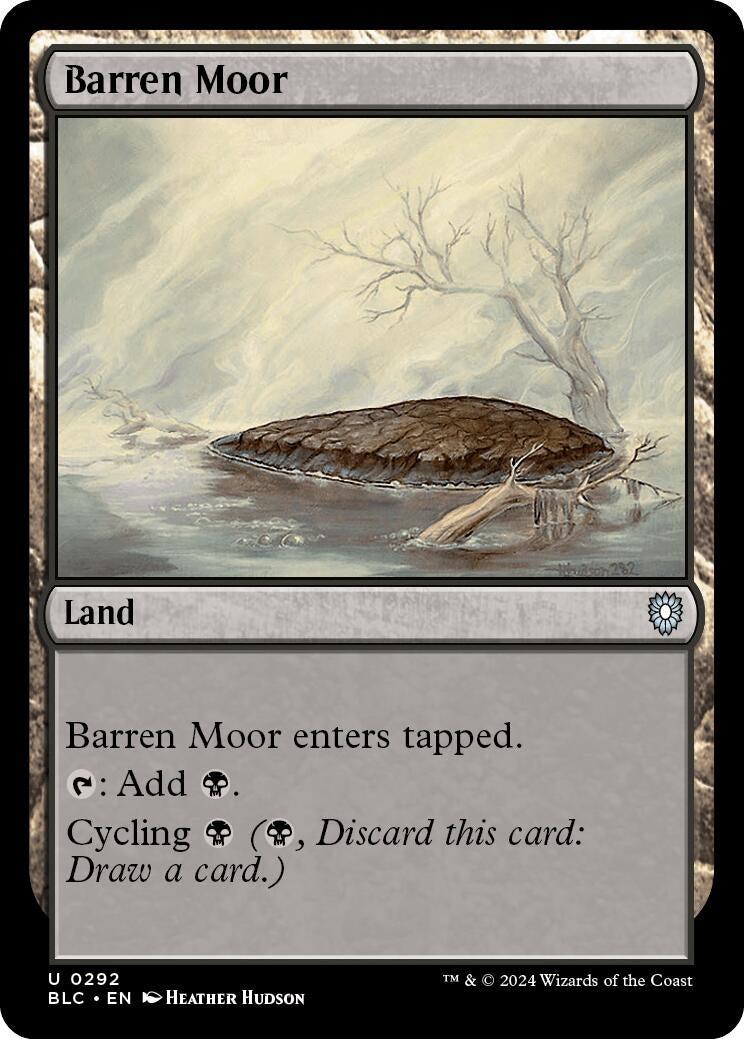 Barren Moor (292) [BLC] - MTG Single