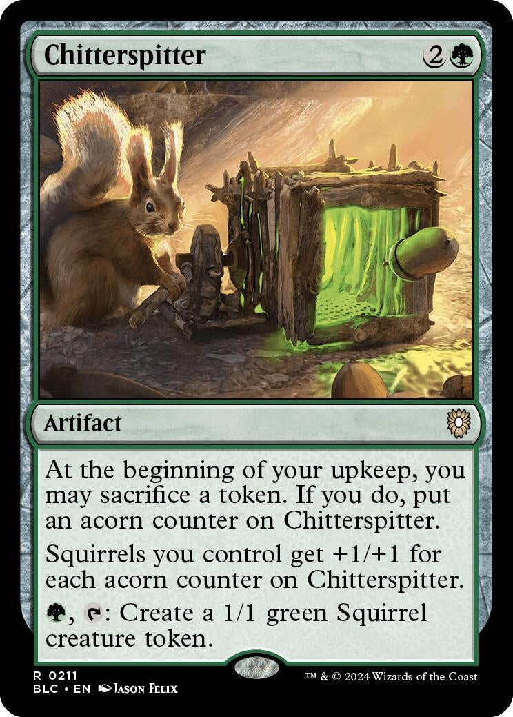 Chitterspitter (211) [BLC] - MTG Single