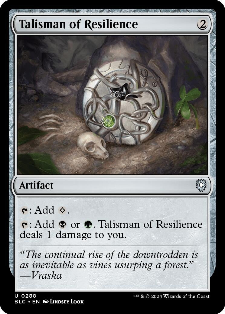 Talisman of Resilience (288) [BLC] - MTG Single