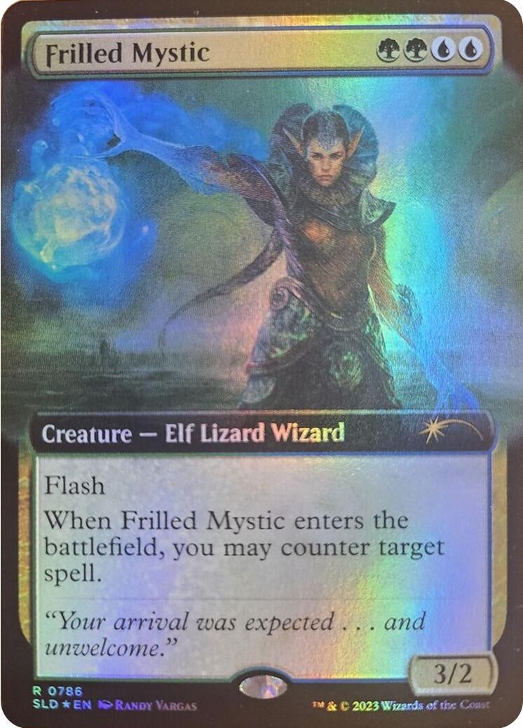 Frilled Mystic (Extended Art) (786) [SLD] - MTG Single