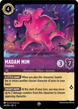 Madam Mim - Elephant (44) (5) - Disney Lorcana Single