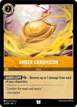 Amber Chromicon (32) (5) - Disney Lorcana Single