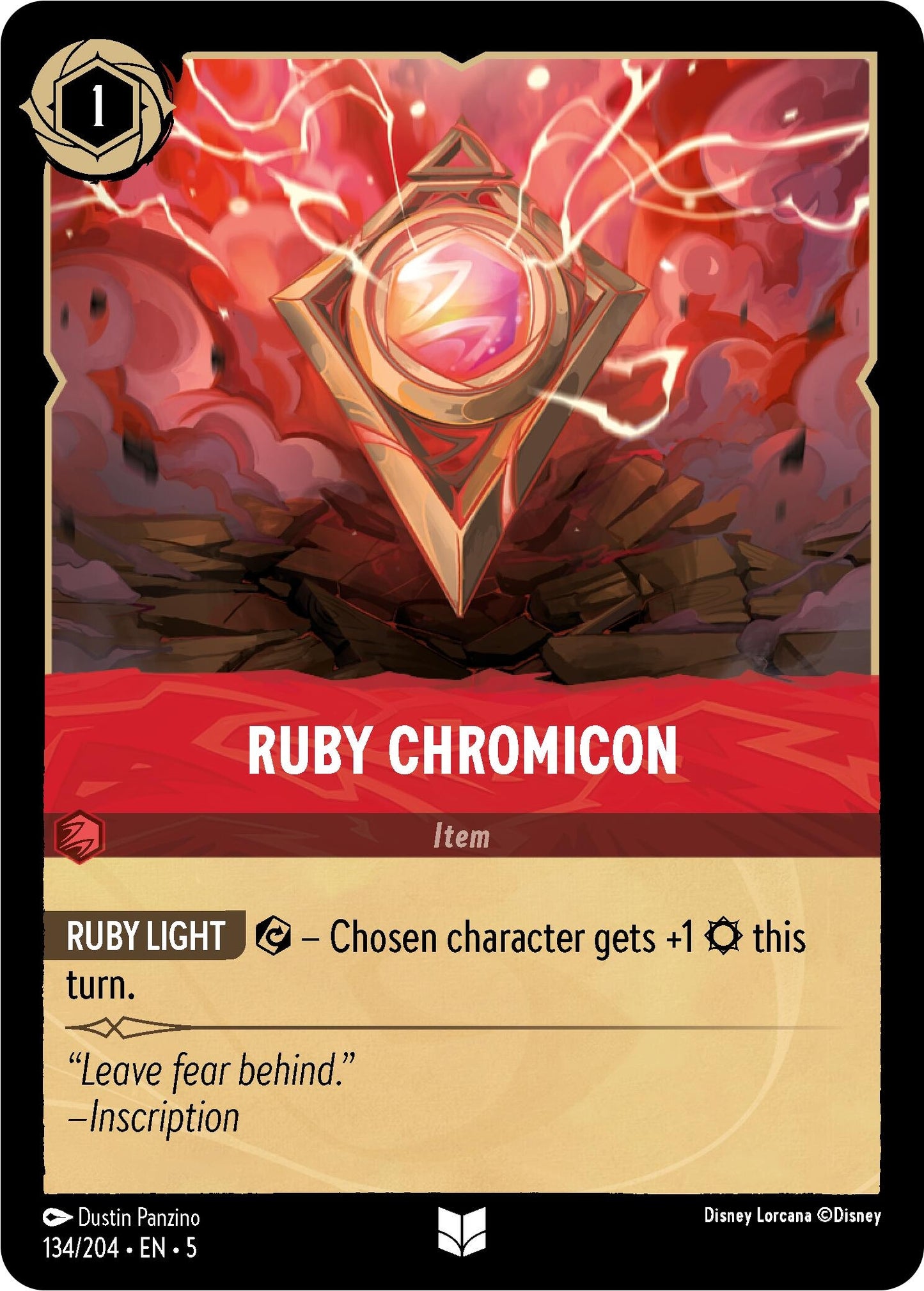 Ruby Chromicon (134) (5) - Disney Lorcana Single