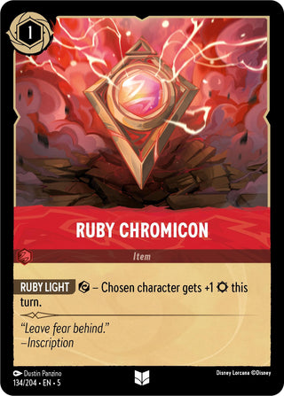 Ruby Chromicon (134) (5) - Disney Lorcana Single