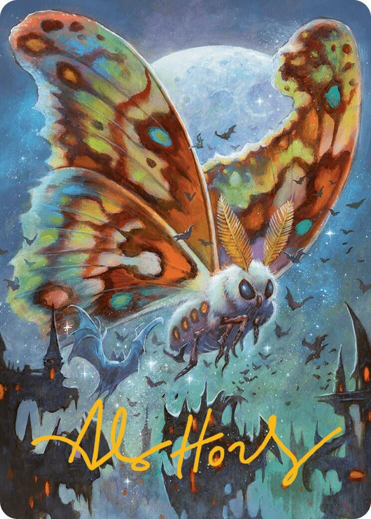 Luminous Broodmoth Art Card (Gold-Stamped Signature) (48) [ASBLB] - MTG Single