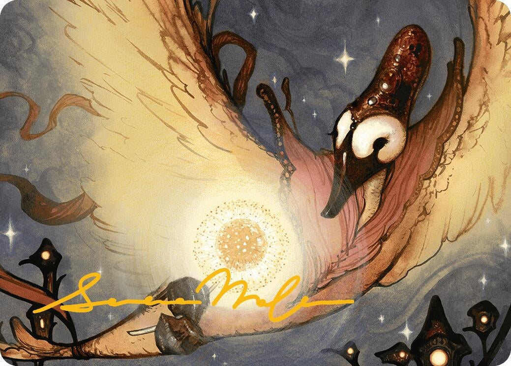 Salvation Swan Art Card (Gold-Stamped Signature) (38) [ASBLB] - MTG Single