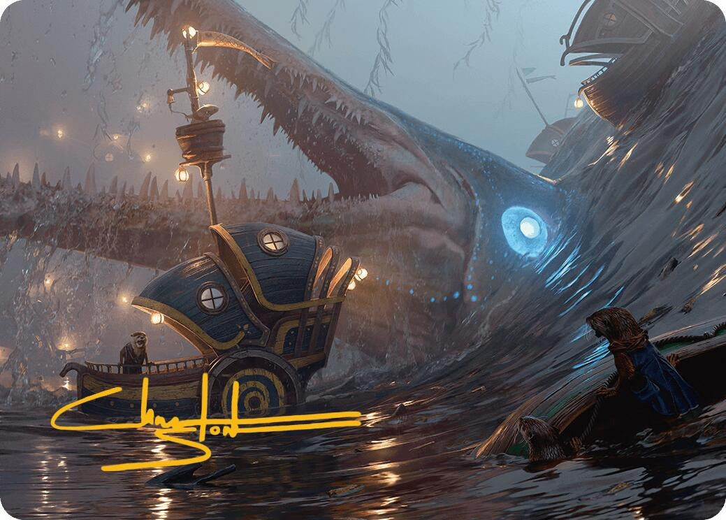 Eluge the Shoreless Sea Art Card (Gold-Stamped Signature) (6) [ASBLB] - MTG Single