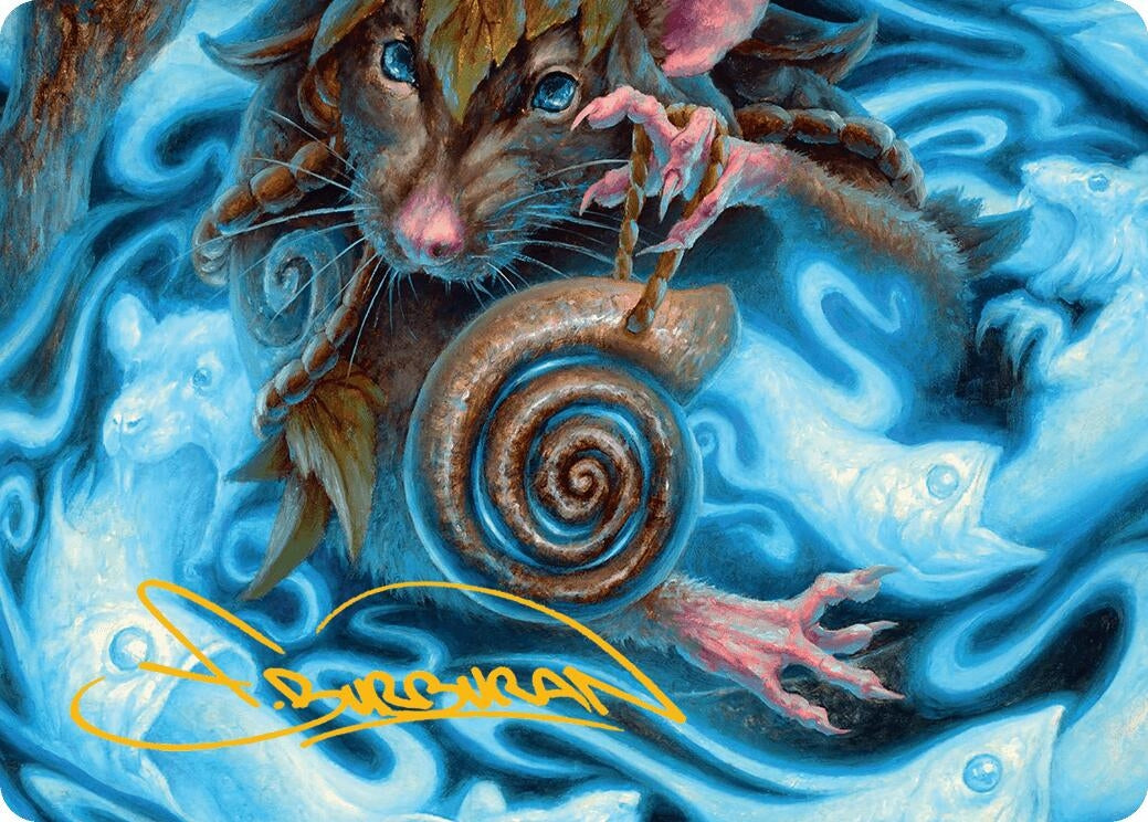 Mind Spiral Art Card (Gold-Stamped Signature) (8) [ASBLB] - MTG Single