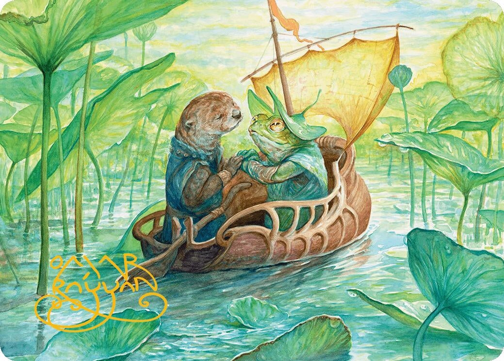 Run Away Together Art Card (Gold-Stamped Signature) (11) [ASBLB] - MTG Single