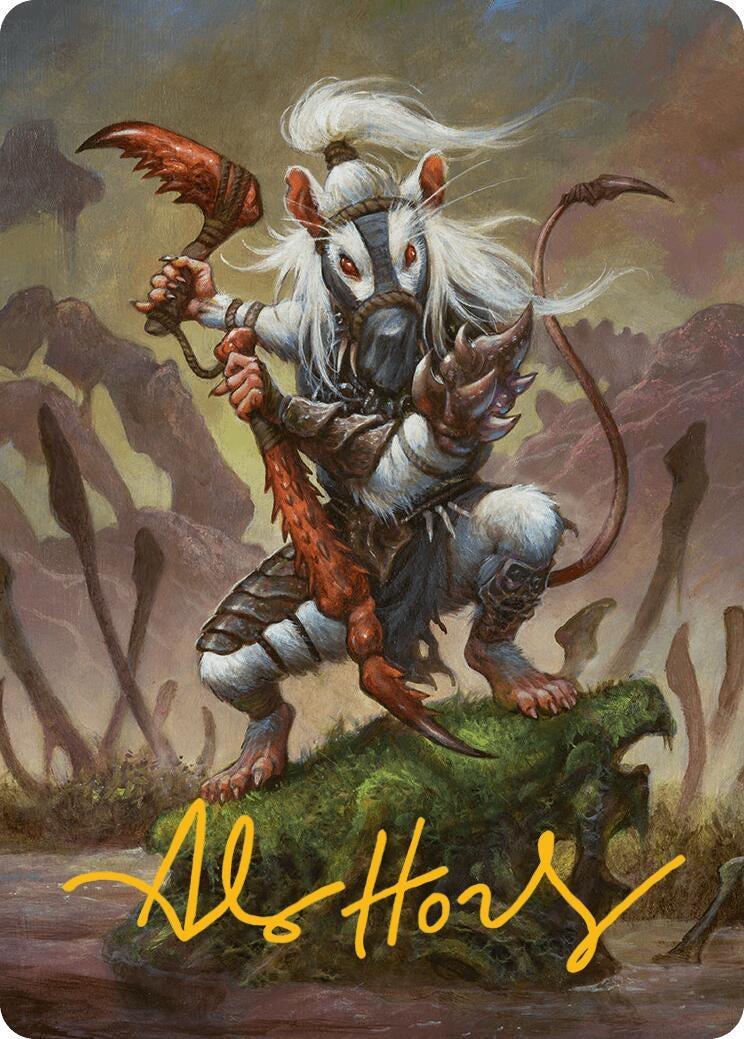 Ink-Eyes Servant of Oni Art Card (Gold-Stamped Signature) (50) [ASBLB] - MTG Single