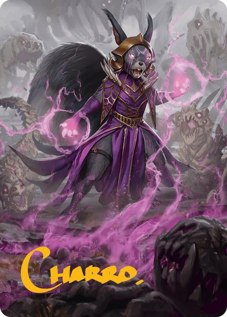 Liliana of the Dark Realms Art Card (Gold-Stamped Signature) (51) [ASBLB] - MTG Single