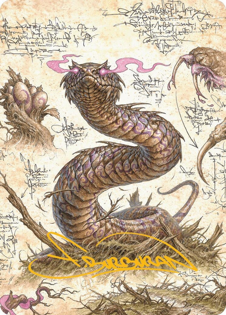 Rottenmouth Viper Art Card (Gold-Stamped Signature) (36) [ASBLB] - MTG Single