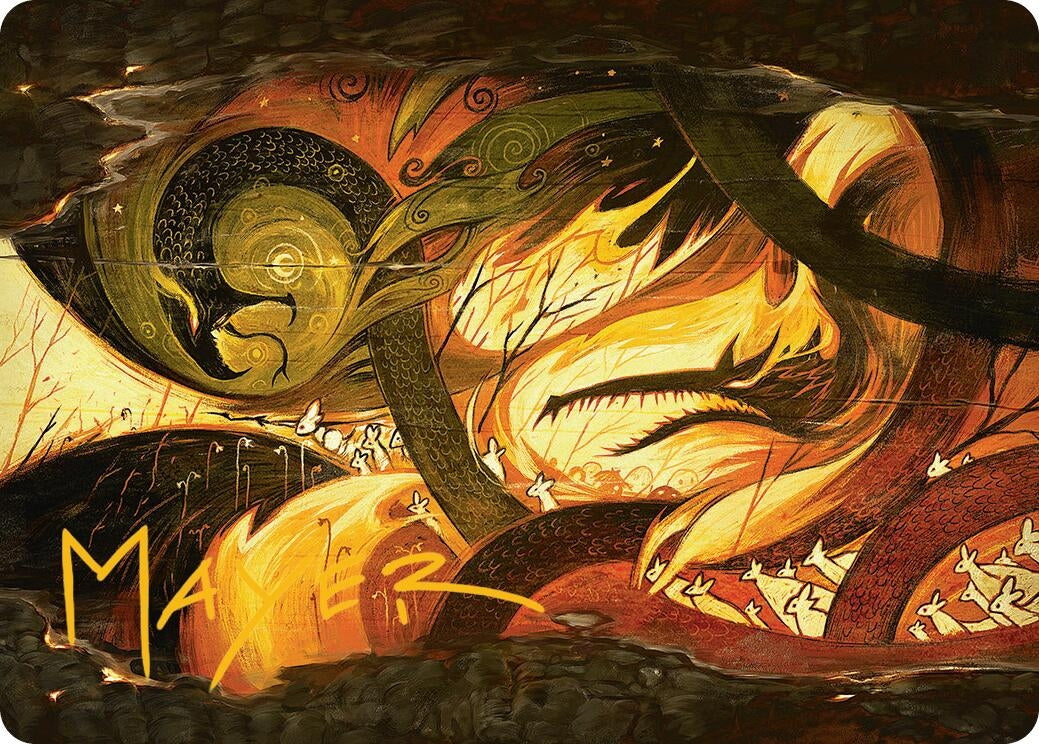 Season of Loss Art Card (Gold-Stamped Signature) (17) [ASBLB] - MTG Single