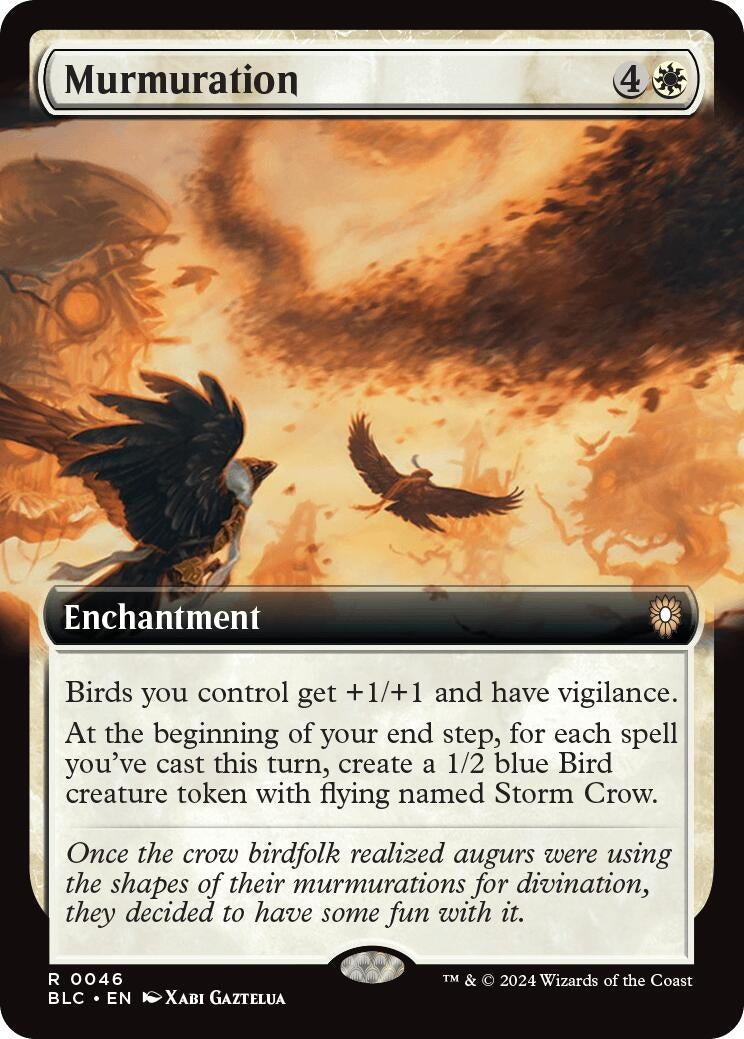 Murmuration (Extended Art) (46) [BLC] - MTG Single