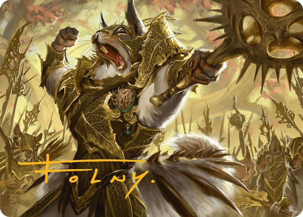 Honored Dreyleader Art Card (Gold-Stamped Signature) (23) [ASBLB] - MTG Single