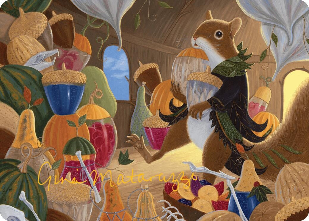 Stocking the Pantry Art Card (Gold-Stamped Signature) (24) [ASBLB] - MTG Single