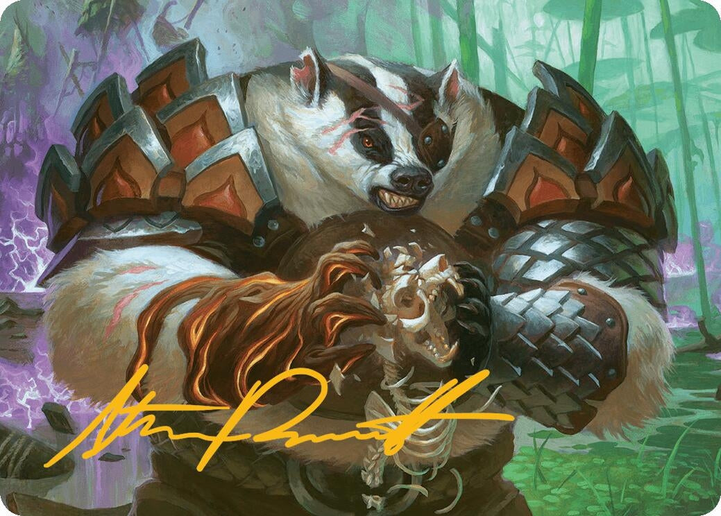 Hugs Grisly Guardian Art Card (Gold-Stamped Signature) (27) [ASBLB] - MTG Single