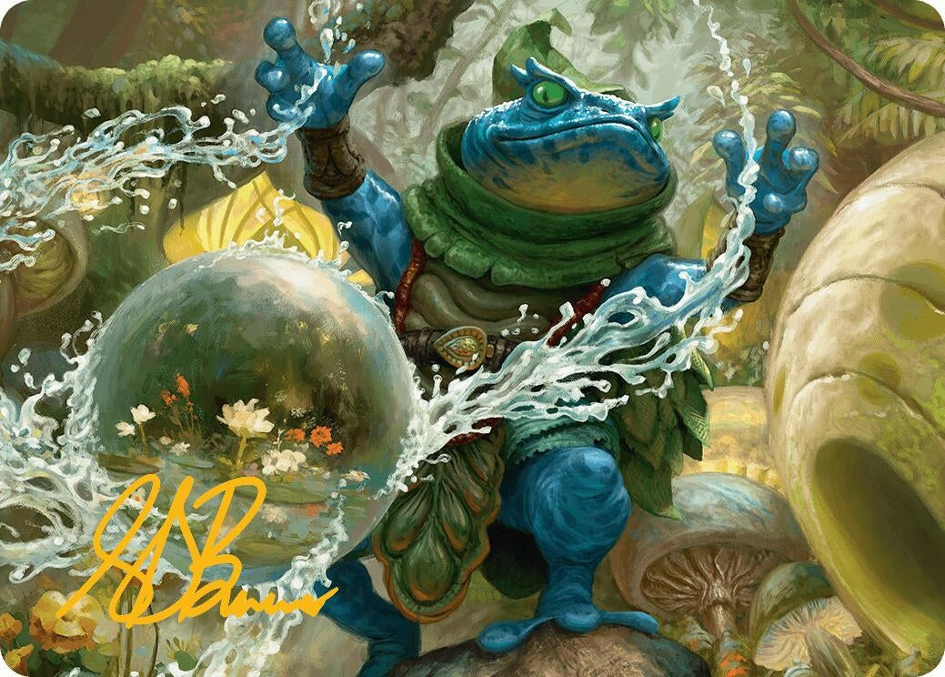 Pond Prophet Art Card (Gold-Stamped Signature) (29) [ASBLB] - MTG Single
