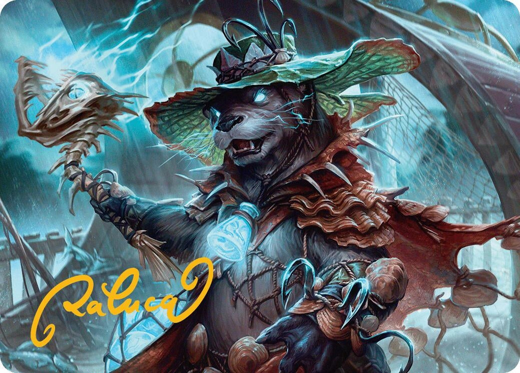 Tempest Angler Art Card (Gold-Stamped Signature) (30) [ASBLB] - MTG Single