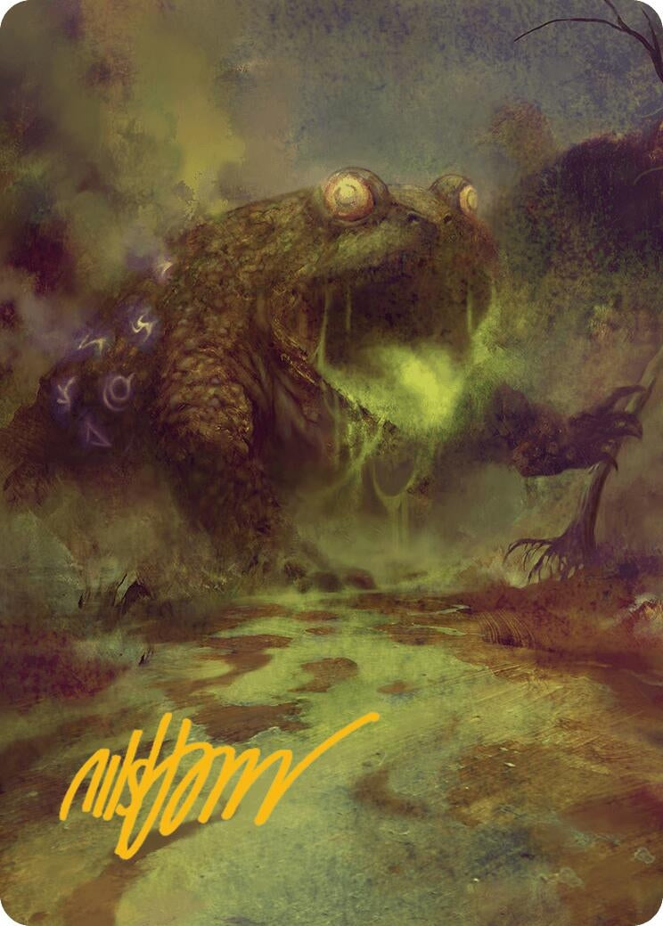 The Gitrog Monster Art Card (Gold-Stamped Signature) (52) [ASBLB] - MTG Single