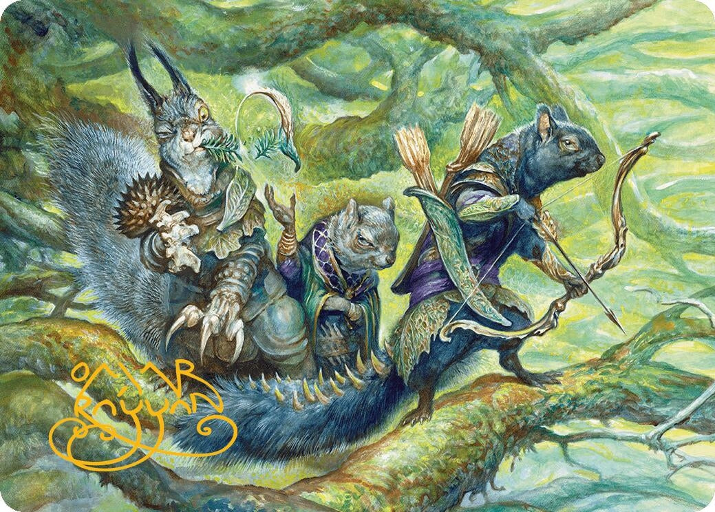 The Odd Acorn Gang Art Card (Gold-Stamped Signature) (32) [ASBLB] - MTG Single