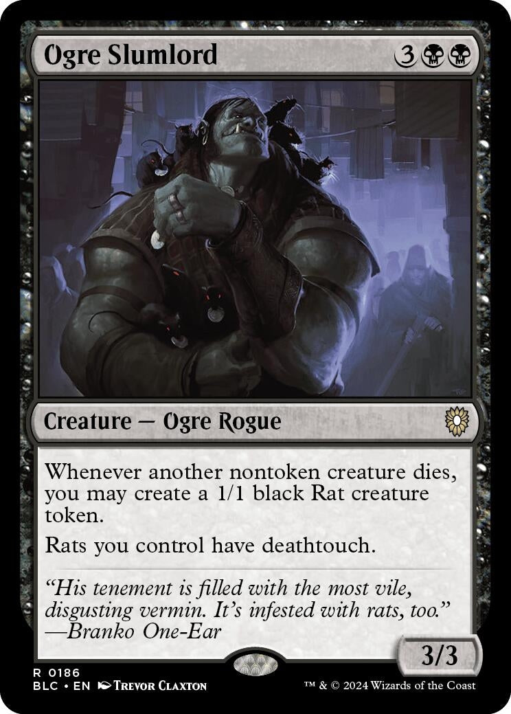 Ogre Slumlord (186) [BLC] - MTG Single