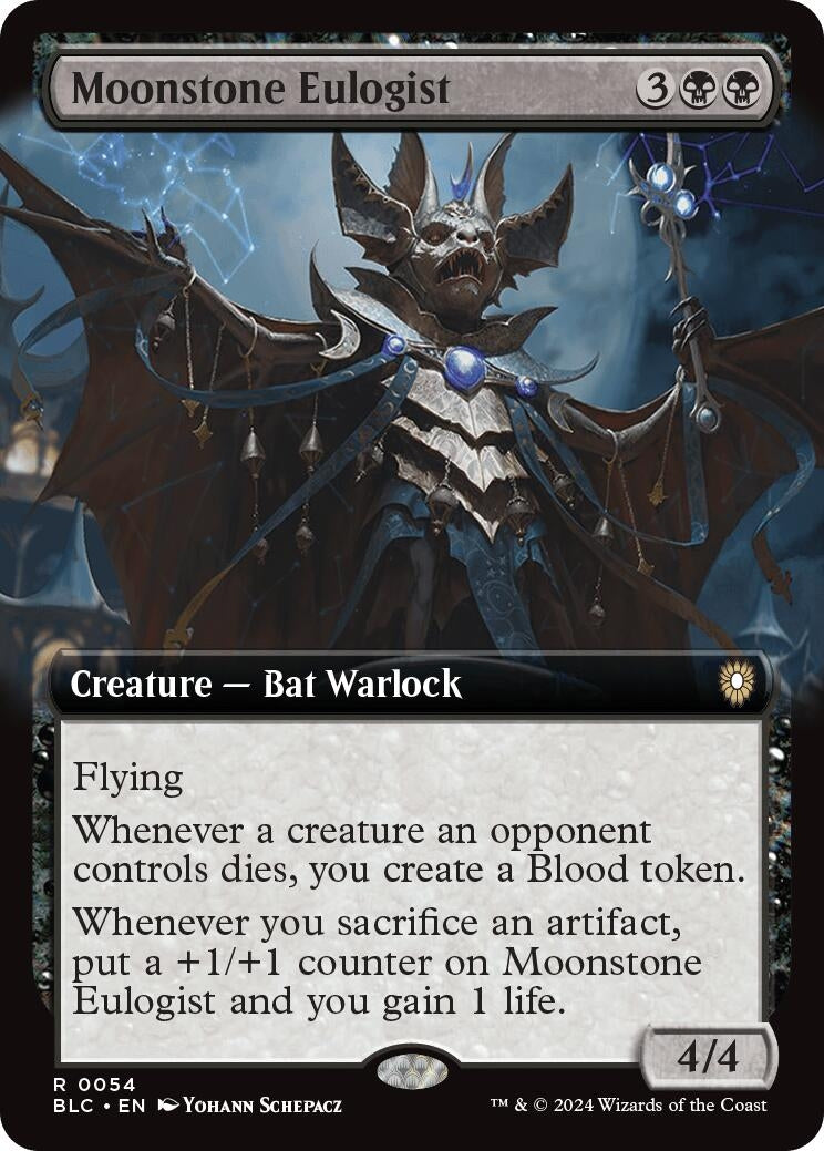 Moonstone Eulogist (Extended Art) (54) [BLC] - MTG Single