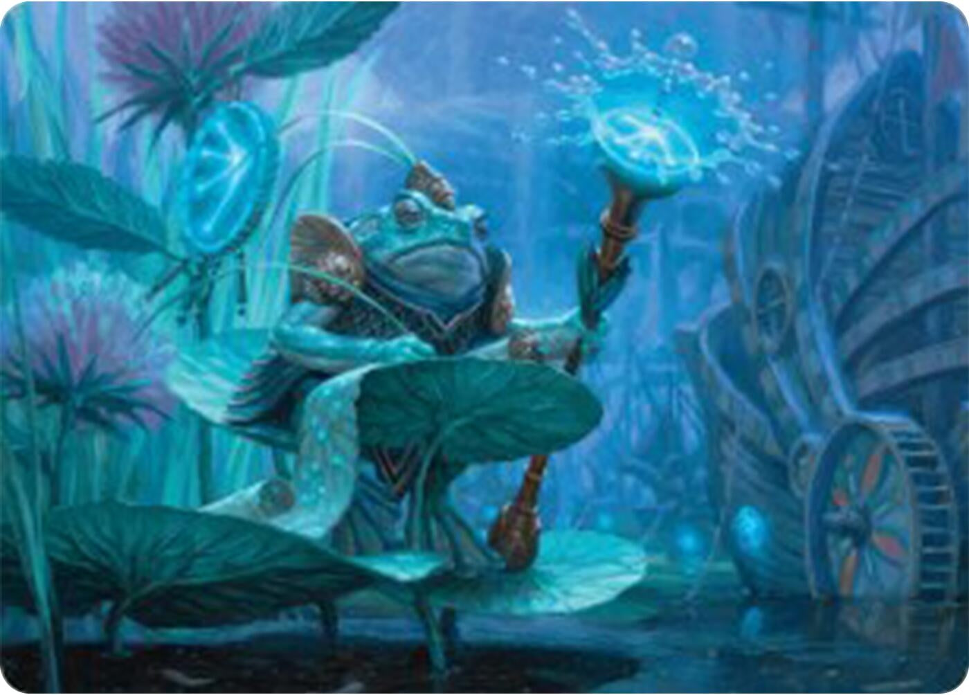 Dour Port-Mage Art Card (5) [ASBLB] - MTG Single