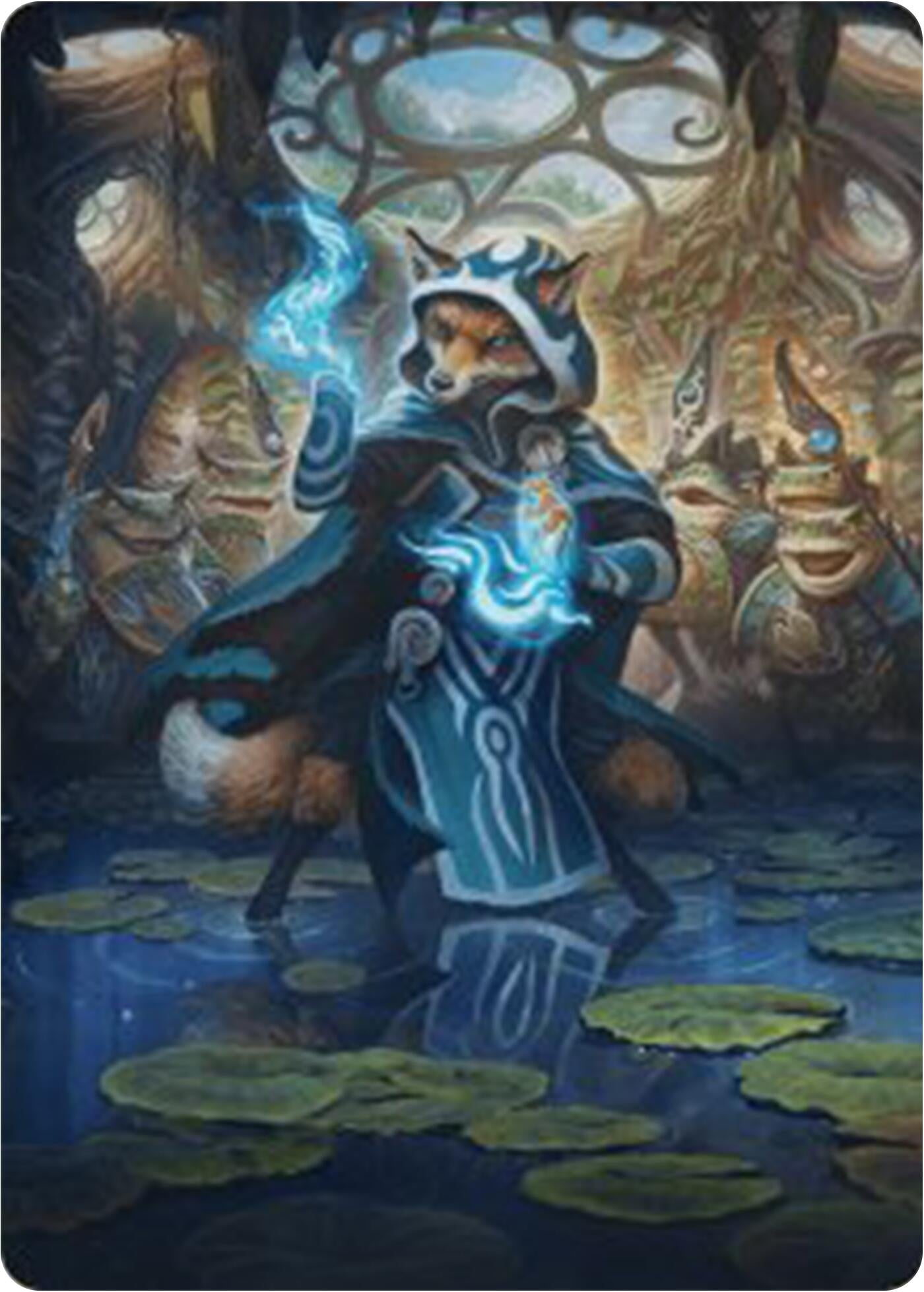Jace the Mind Sculptor Art Card (49) [ASBLB] - MTG Single