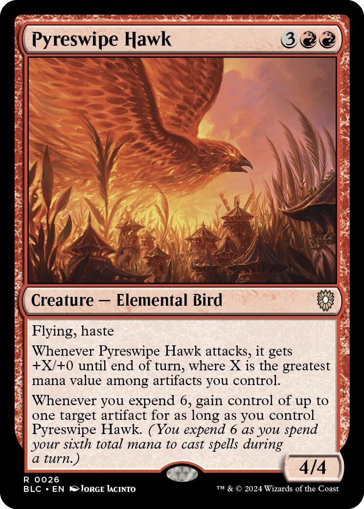 Pyreswipe Hawk (26) [BLC] - MTG Single