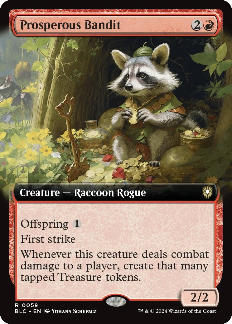 Prosperous Bandit (Extended Art) (59) [BLC] - MTG Single