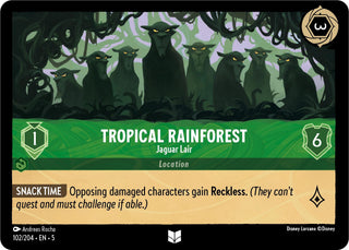 Tropical Rainforest - Jaguar Lair (102) (5) - Disney Lorcana Single