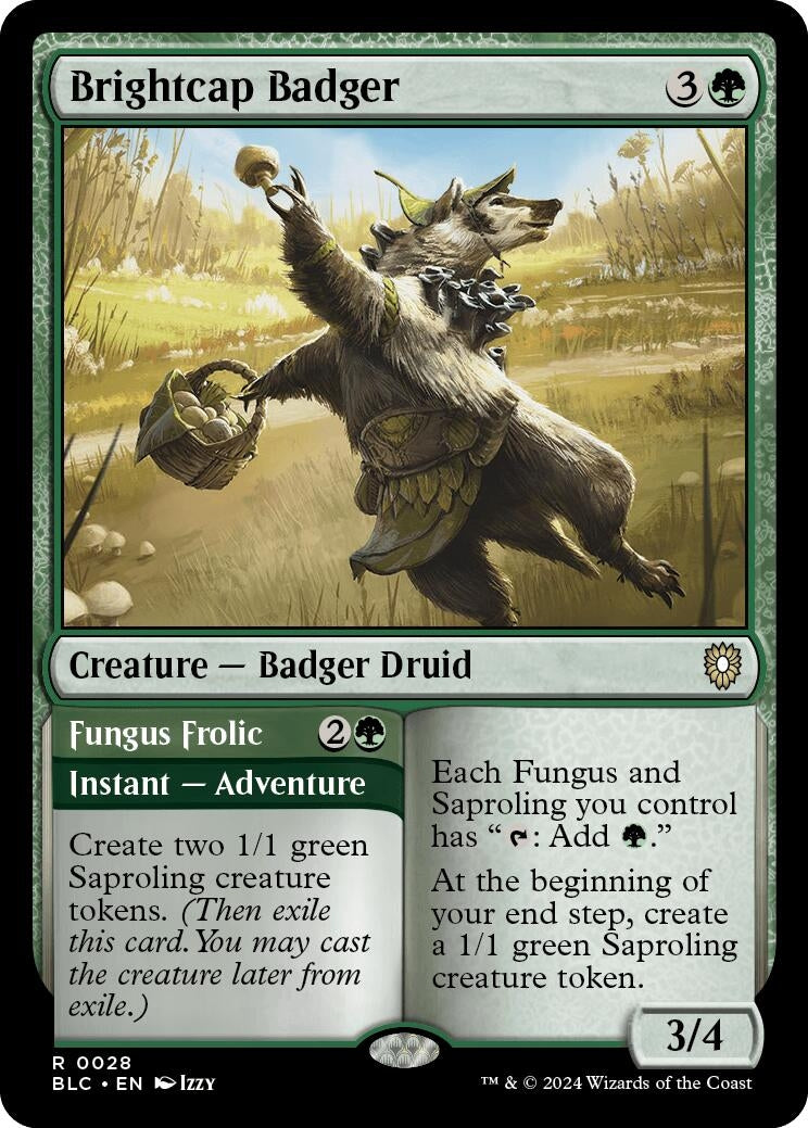 Brightcap Badger (28) [BLC] - MTG Single