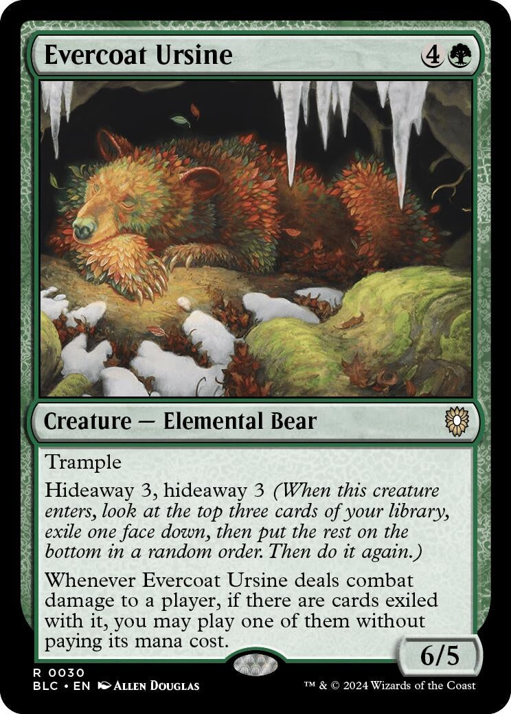 Evercoat Ursine (30) [BLC] - MTG Single