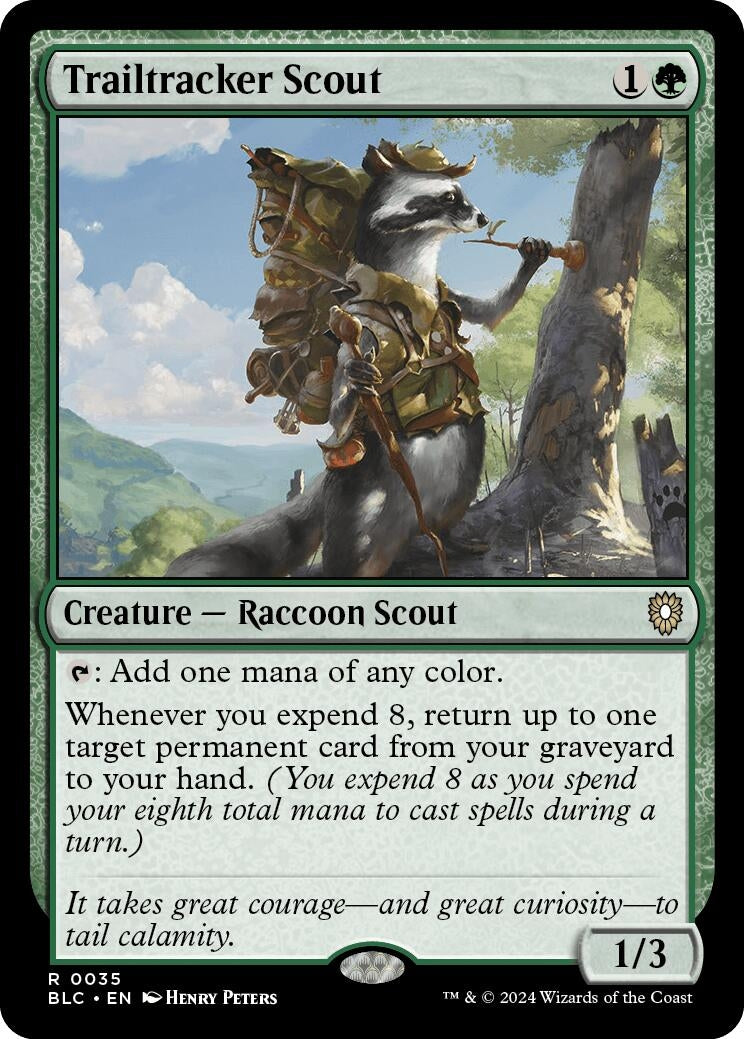 Trailtracker Scout (35) [BLC] - MTG Single