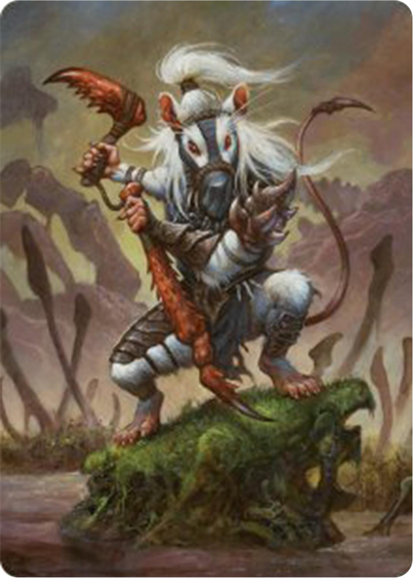 Ink-Eyes Servant of Oni Art Card (50) [ASBLB] - MTG Single