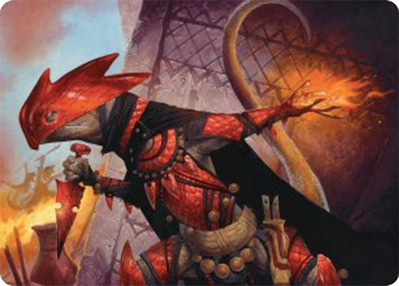 Cindering Cutthroat Art Card (26) [ASBLB] - MTG Single