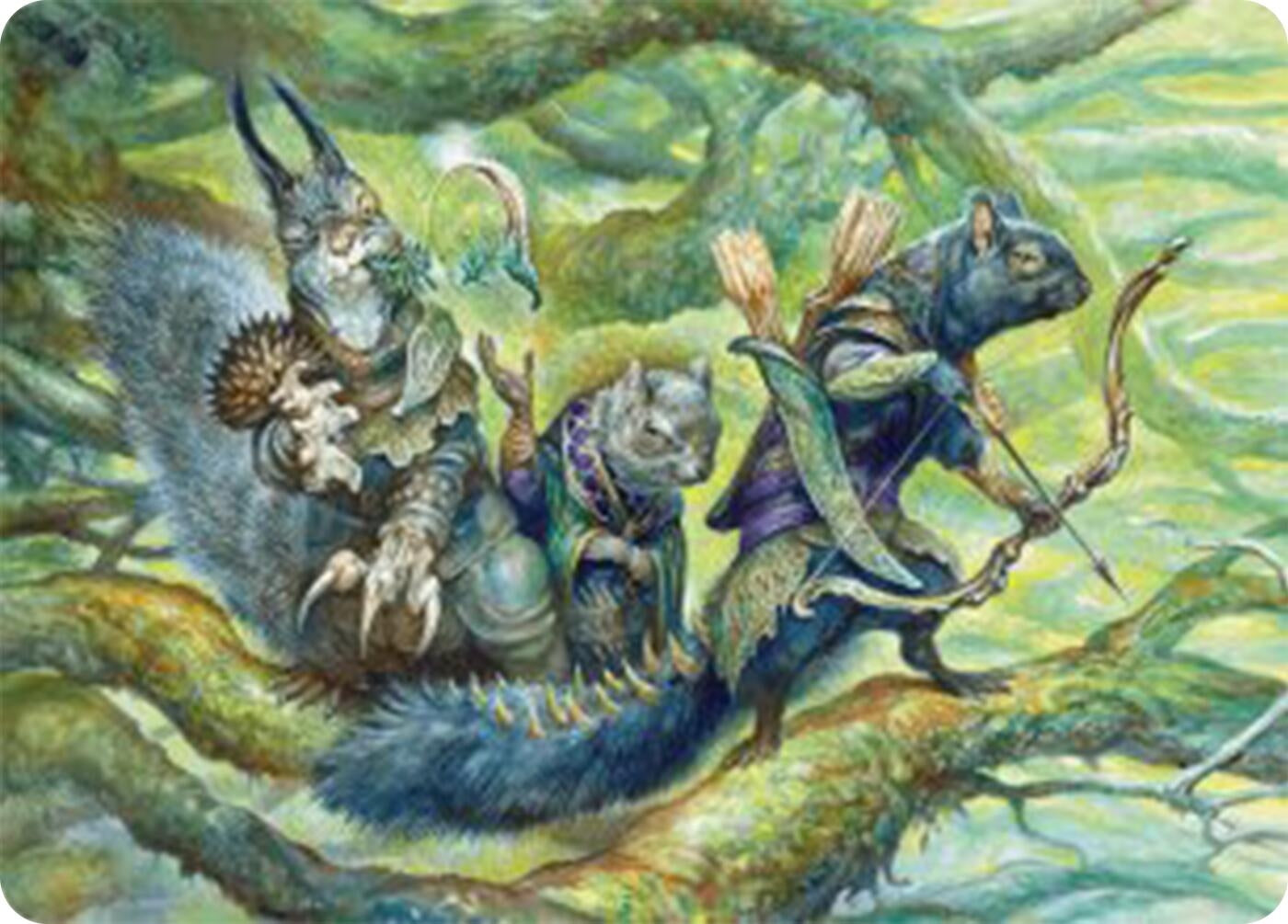 The Odd Acorn Gang Art Card (32) [ASBLB] - MTG Single