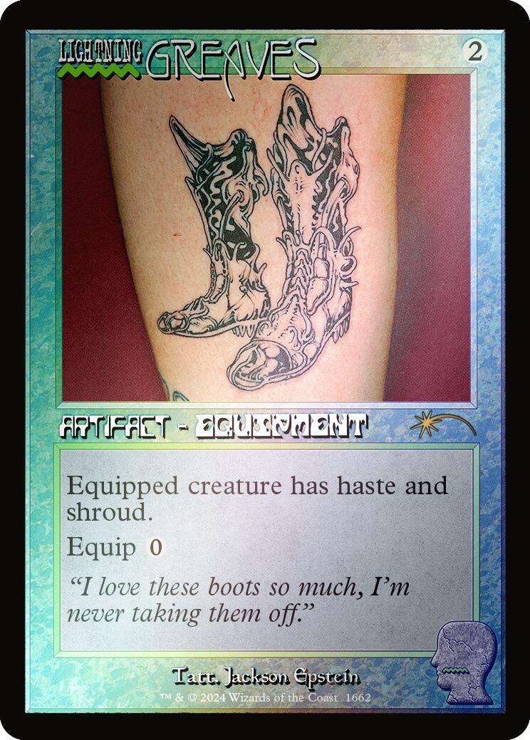 Lightning Greaves (1662) (Rainbow Foil) (1662) [SLD] - MTG Single