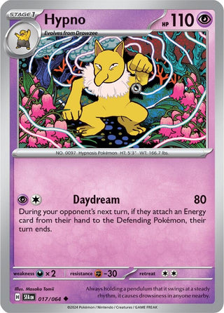 Image for Hypno (017/064) (SV: Shrouded Fable) - Pokemon